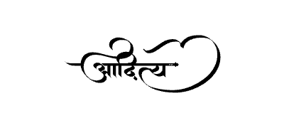 आदित्य Calligraphy Art